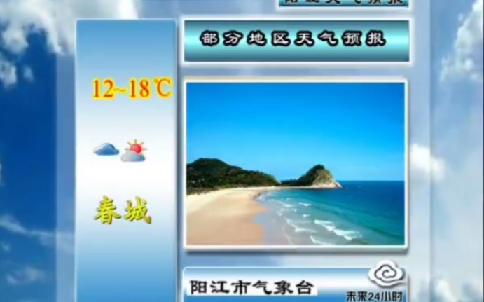 1.16 阳江市天气预报