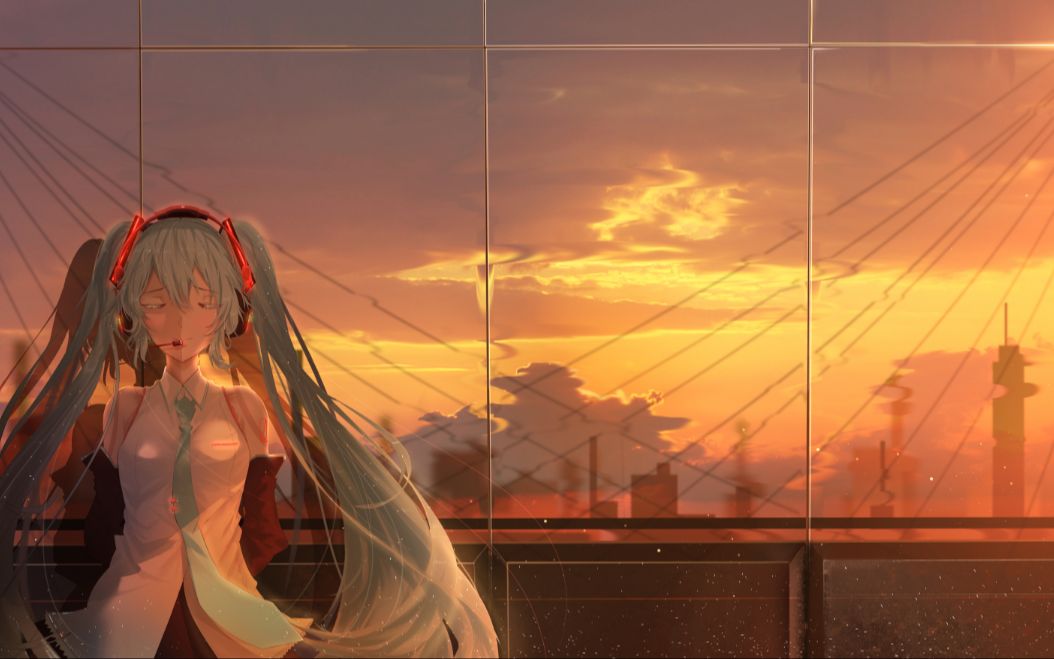 [图]【中文填词】夕日坂--(feat.初音ミクV4C） -夕阳下的坂道，倒映着初时的光辉-