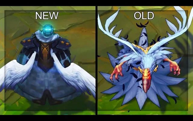 新旧 斯维因 全皮肤模型原画对比 - lol英雄联盟_哔哩哔哩 (゜-゜)つ