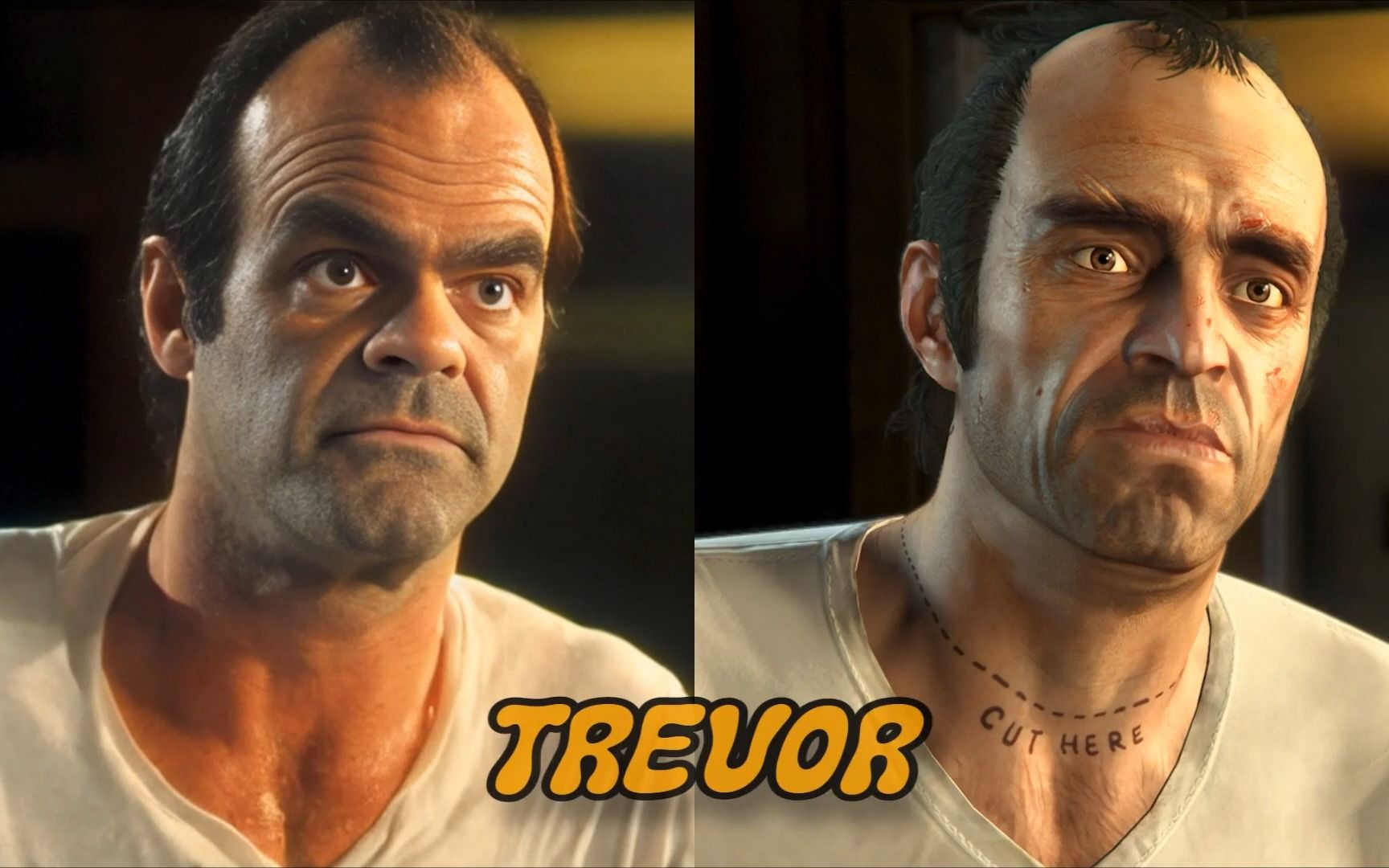 【gtaonline】 真人cos play 我觉得老崔简直一摸一样