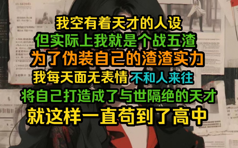 我空有着天才的人设,但实际上我就是个战五渣,为了伪装自己的渣渣实力,我每天面无表情,不和人来往....哔哩哔哩bilibili