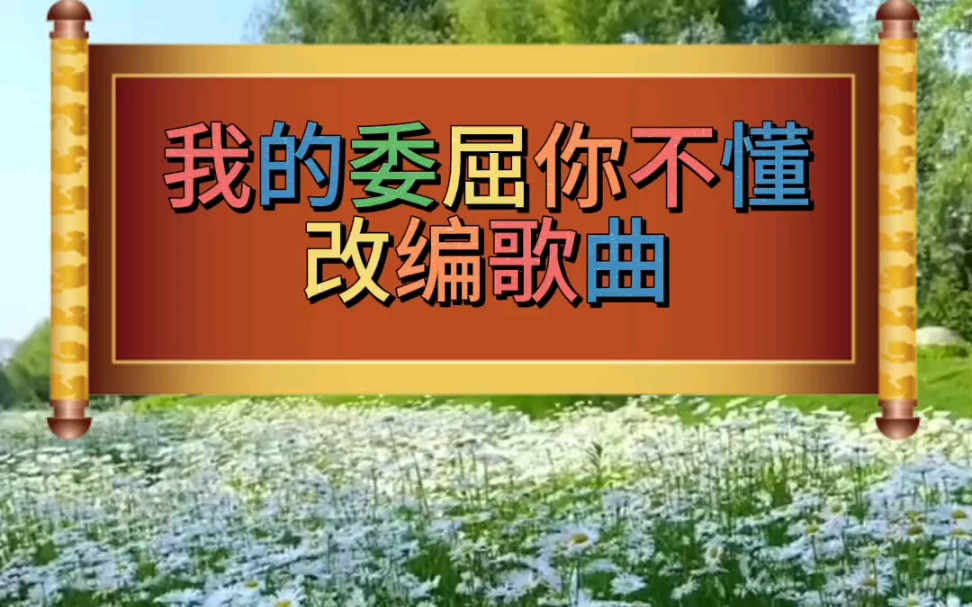 我的委屈你不懂