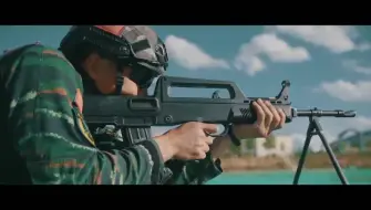 Download Video: 超燃大片！武警特战队员多武器射击画面