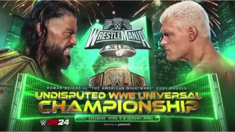 Download Video: Roman Reigns vs. Cody Rhodes 2024.04.07 WrestleMania 40