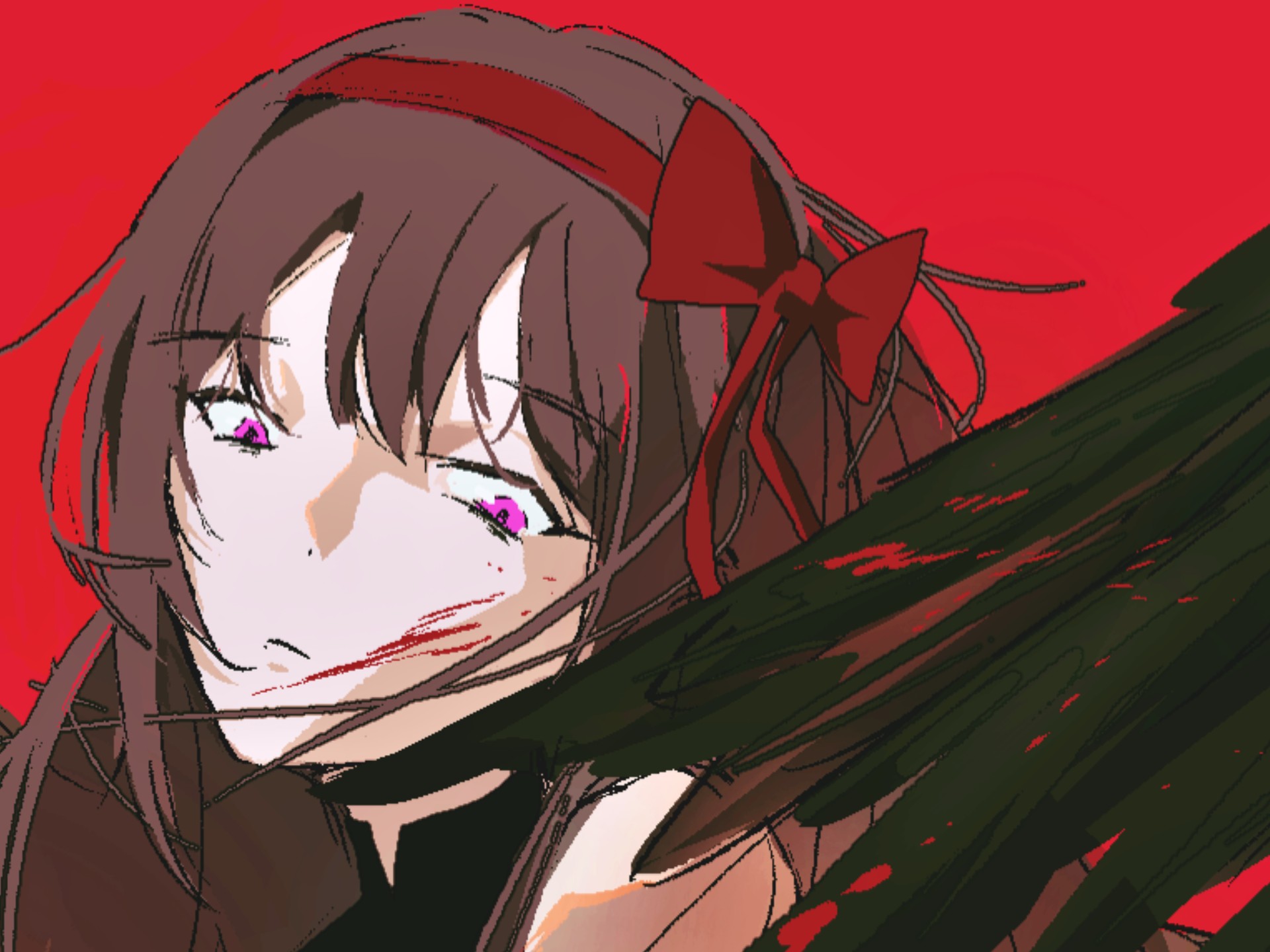 【魔圆同人动画】独为你一人海报