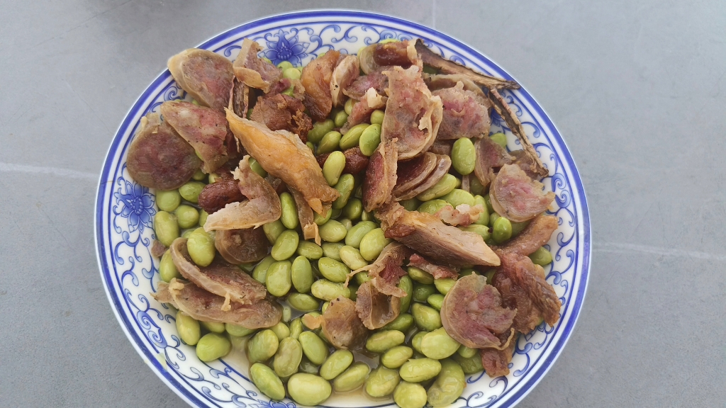 毛豆蒸香肠