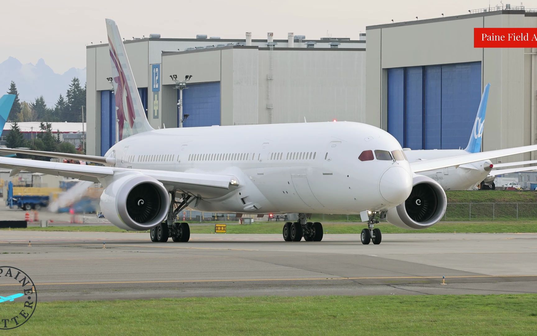 qatar 787-9|波音佩恩机场|4k