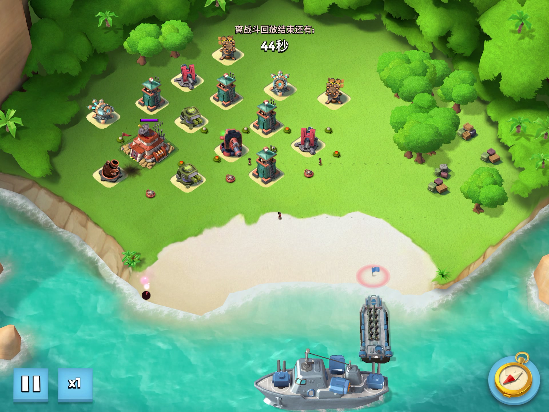 海岛奇兵 单机玩法清npc图,48级 直流电