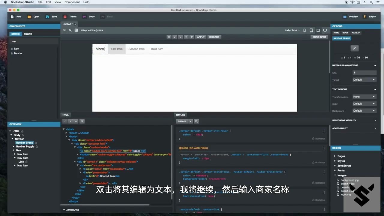 又发现一个设计师喜欢的写代码工具bootstrap studio哔哩哔哩bilibili