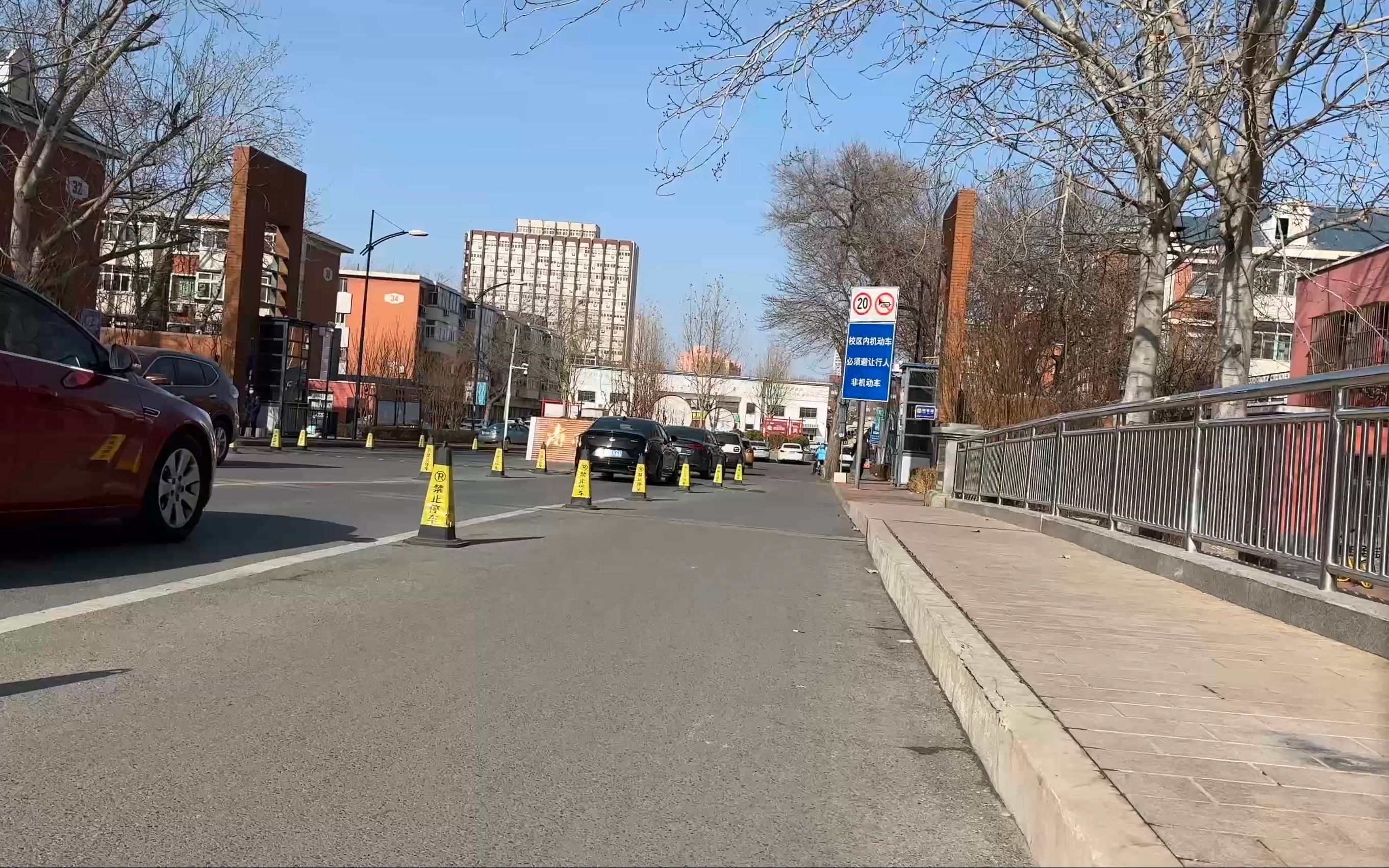 骑行 天津 南开大学 借个道去卫津路 没有证件不可以通过哈 环境挺好