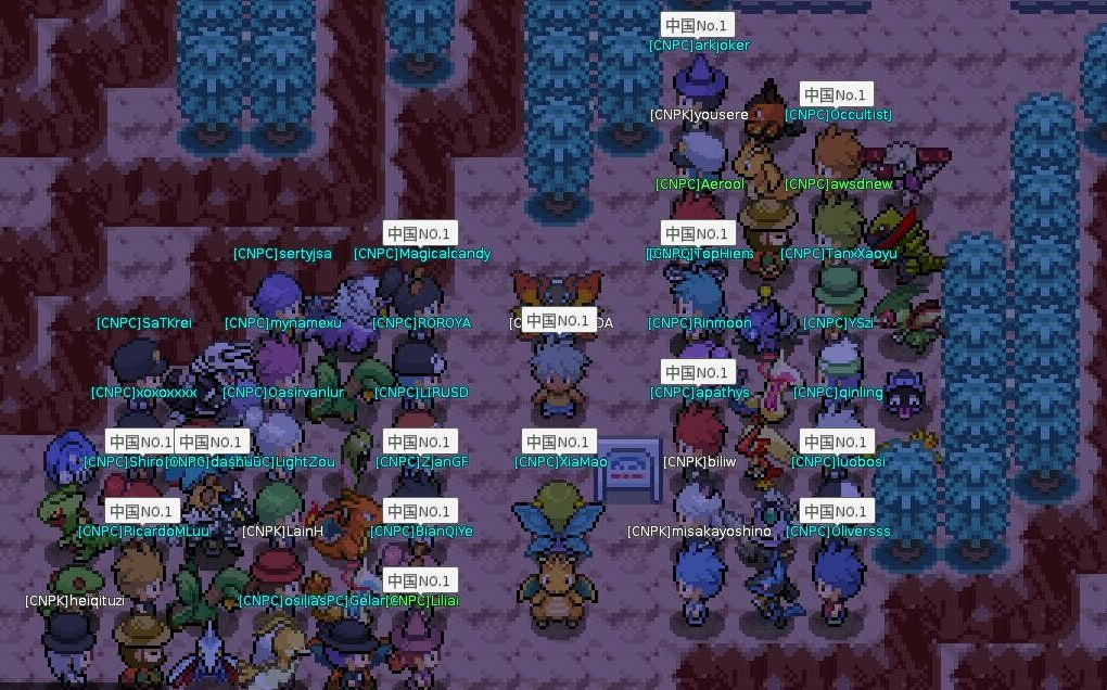 涅普教你如何玩大型在线网游-pokemmo