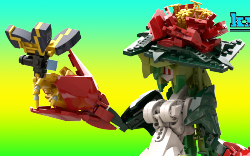 moc花妖乐高植物系魔物娘来啦