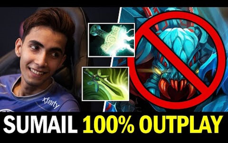 [dota2] sumail 电锤蝴蝶剑圣 bulba炼金对阵rtz血魔和蚂蚁!