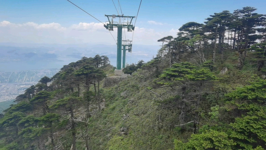 洗马潭索道返程