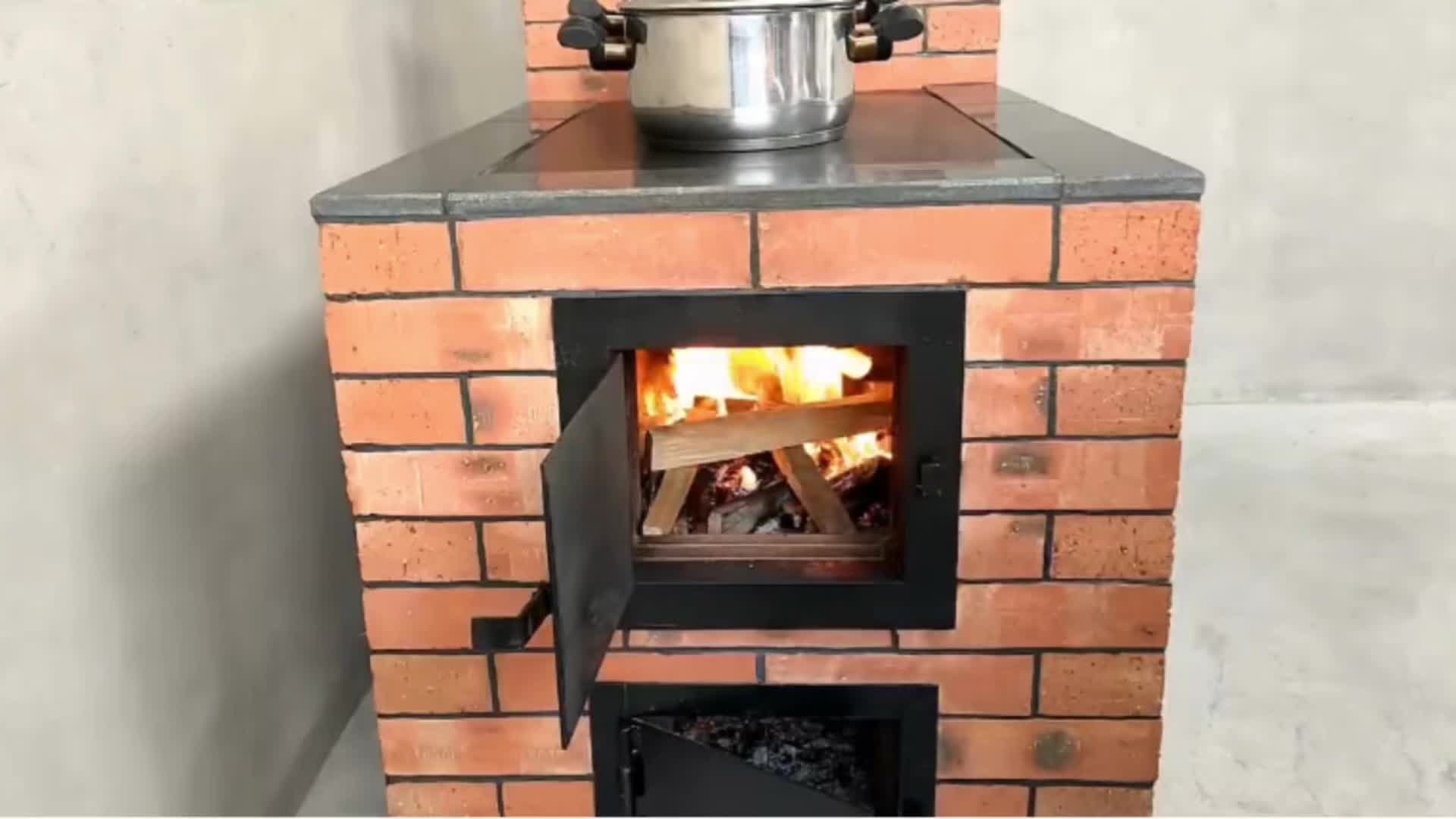 这才是柴火灶的正确砌法,活力旺盛,干净卫生,烧水做饭两不误