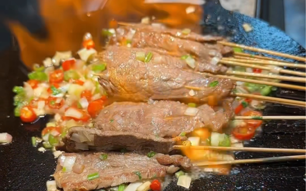 铁板火焰牛肉