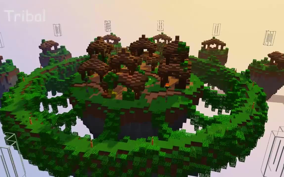 [图]17张Hypixel sky wars 空岛战争地图！【内附地图】