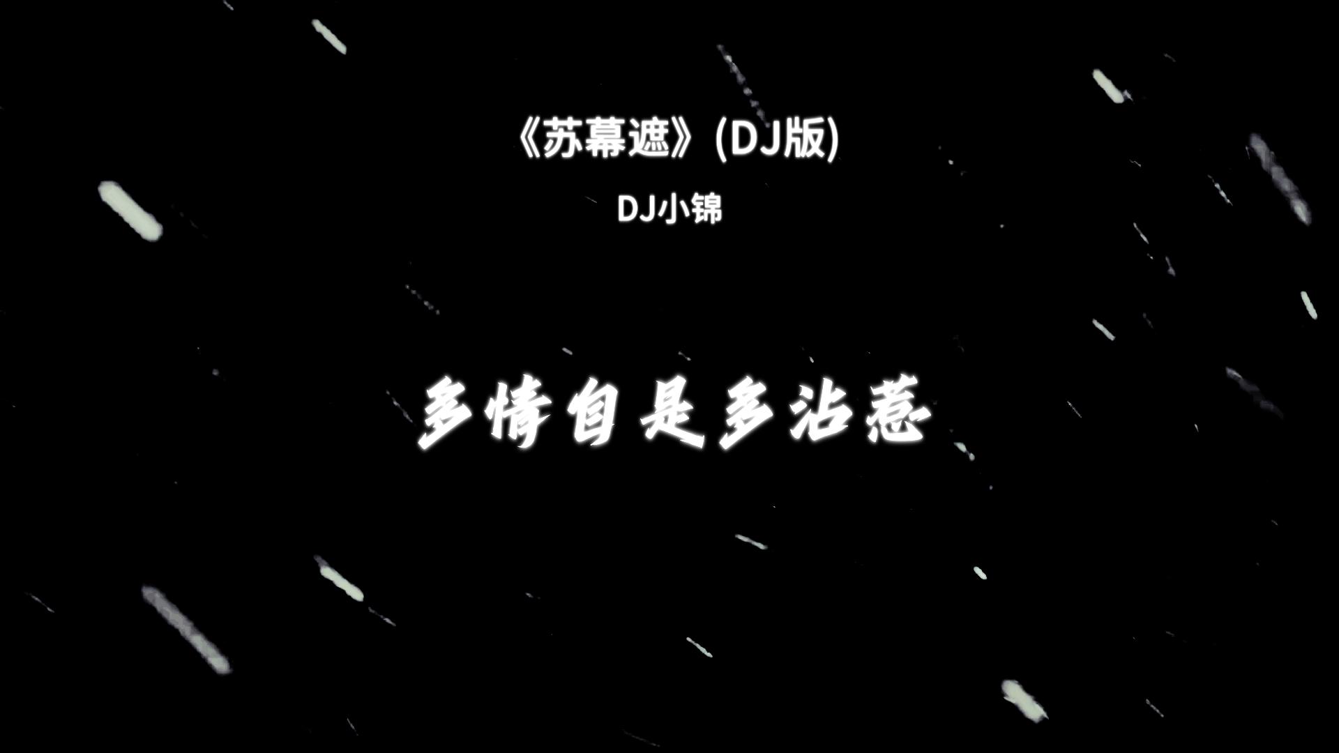 《苏幕遮》(DJ版)