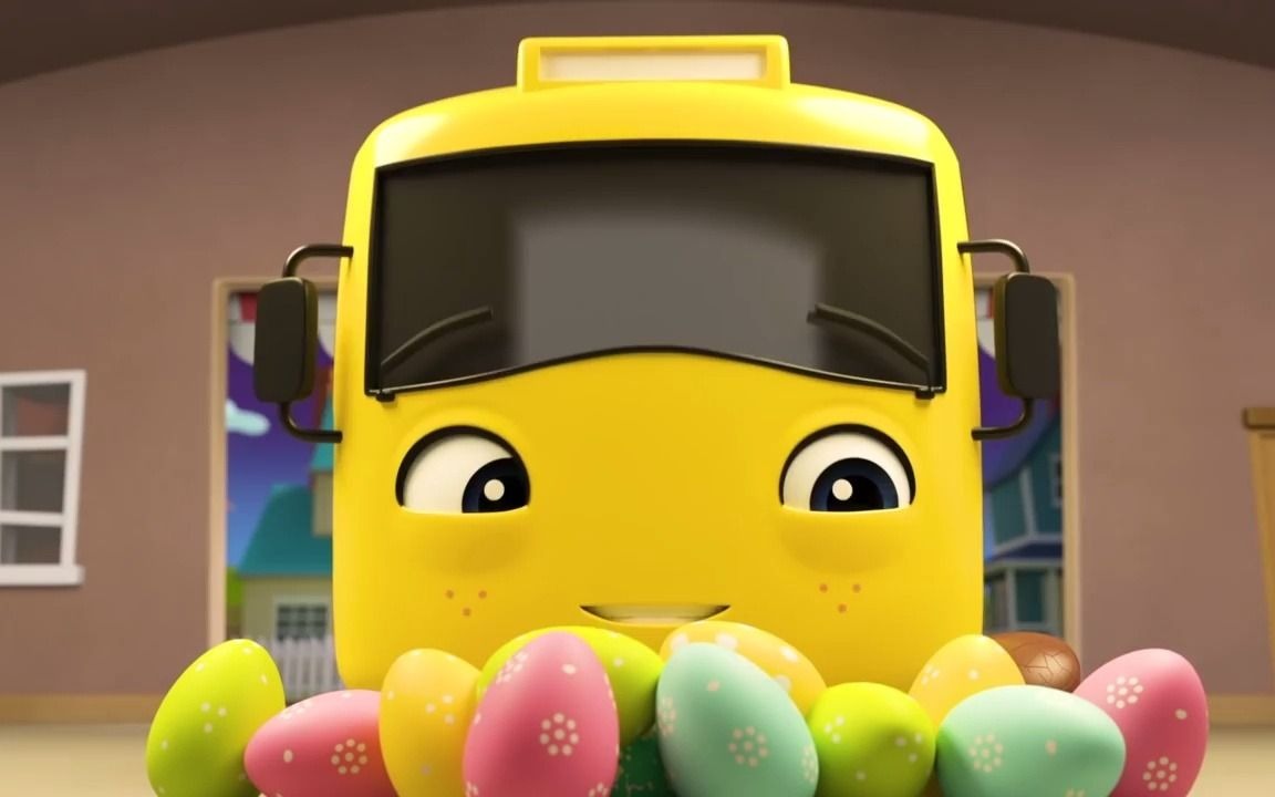 《go buster 小巴士巴斯德》chocolate easter egg hunt - easter