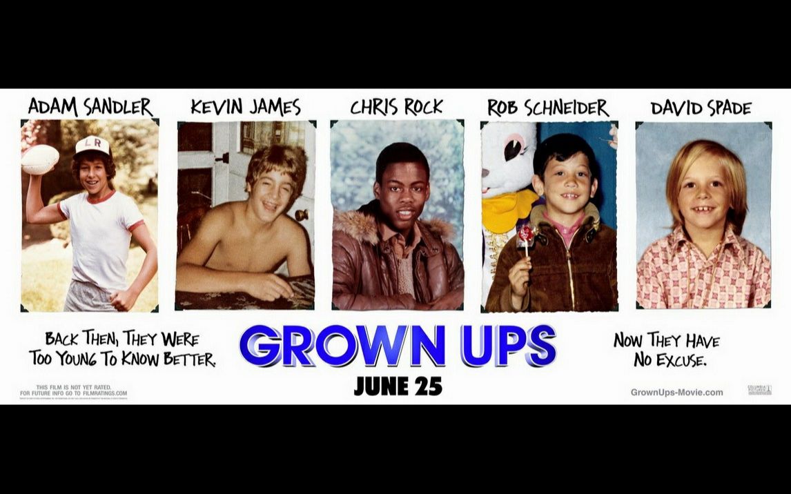 《GROWN UPS》TRAILERS 《长大成人》预告片集 2010哔哩哔哩bilibili