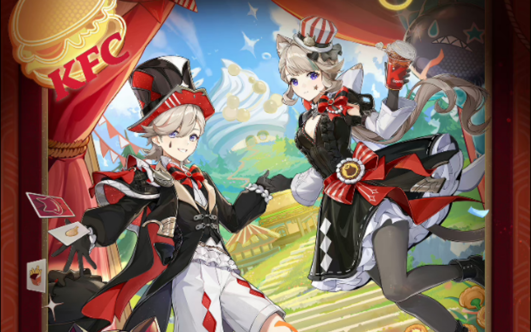 祖师爷你期待的原神肯德基联动来啦!