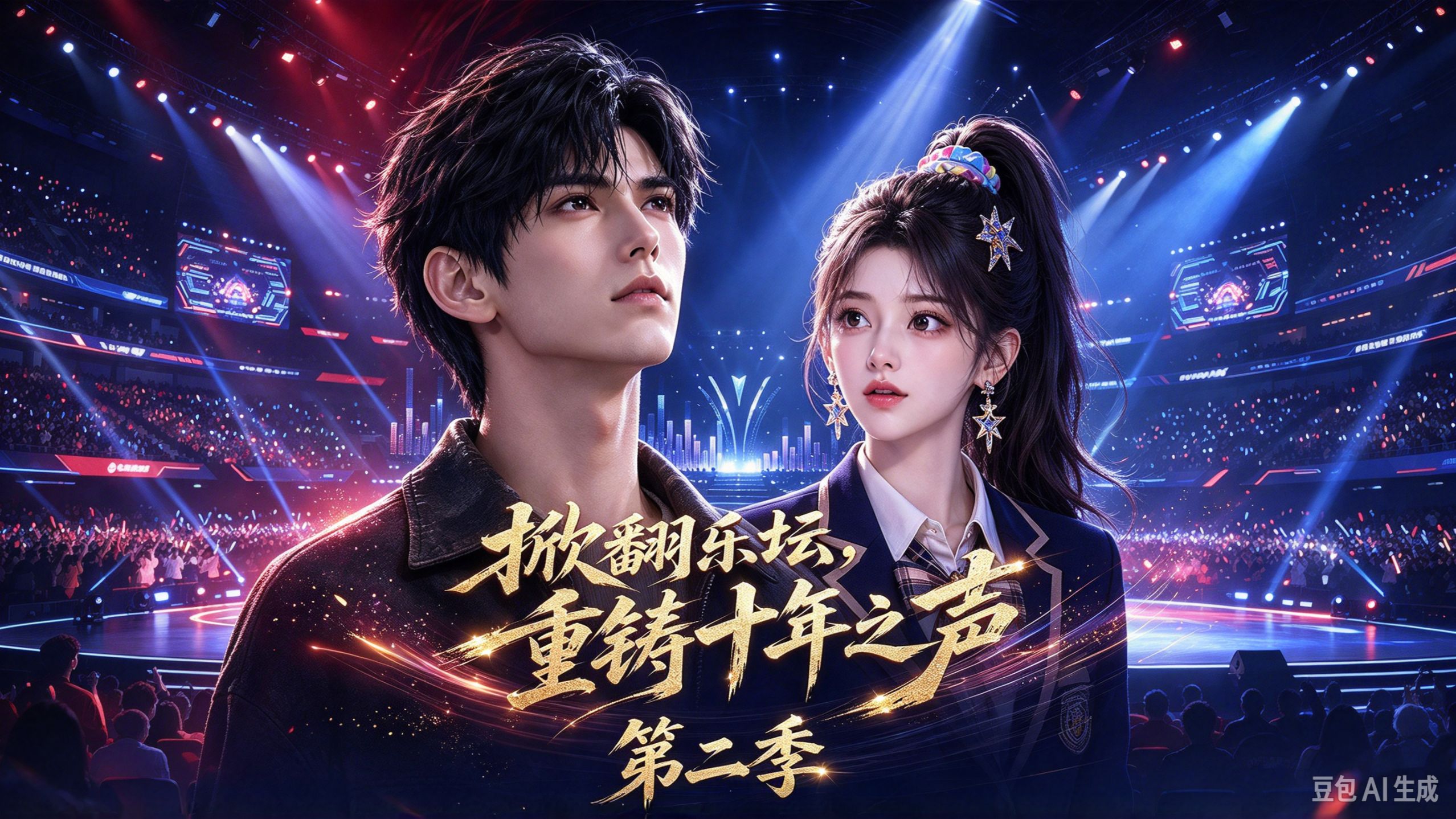 《掀翻乐坛，重铸十年之声第二季》天王林枫穿越重生，携金曲选秀逆袭，建娱乐公司征战全球！