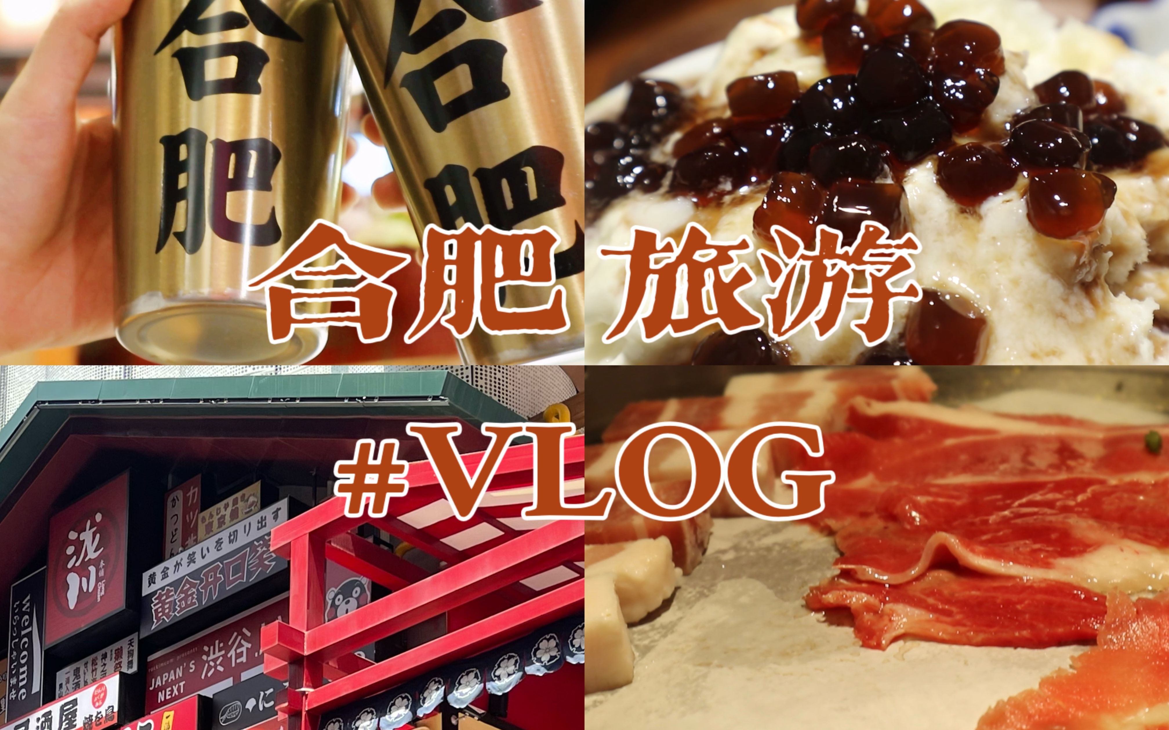 [VLOG#14] 合肥打卡一日游 | 闺蜜旅游 | 日常记录哔哩哔哩bilibili