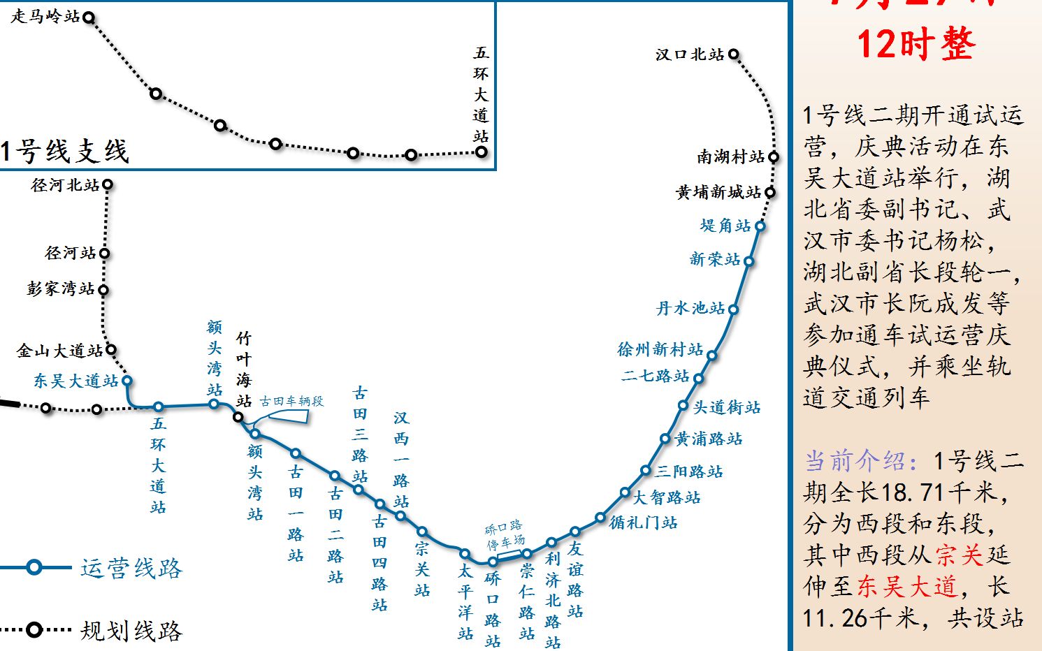 武汉轻轨1号线路线图片