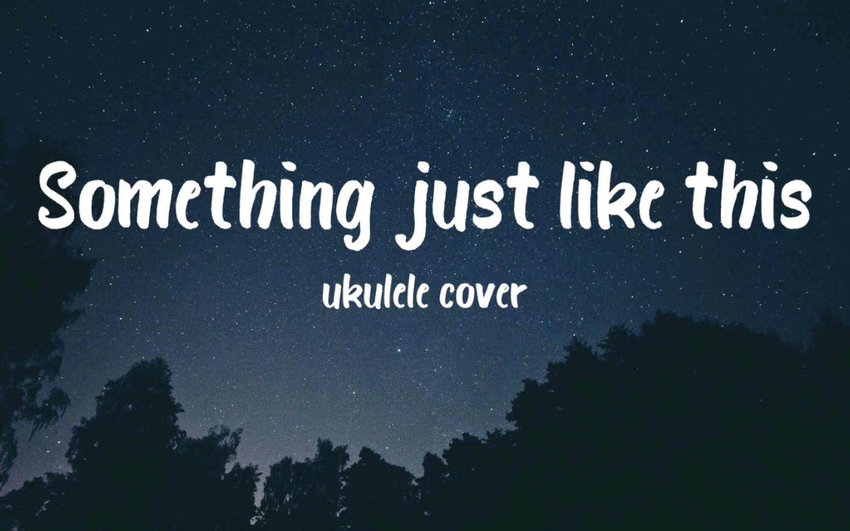 泛音高能somethingjustlikethis指弹匠尤克流浪