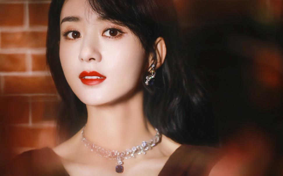 赵丽颖微博之夜红毯爱你