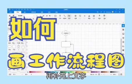 【亿图图示技巧】今天教你如何用亿图图示软件画一个工作流程图哔哩哔哩bilibili
