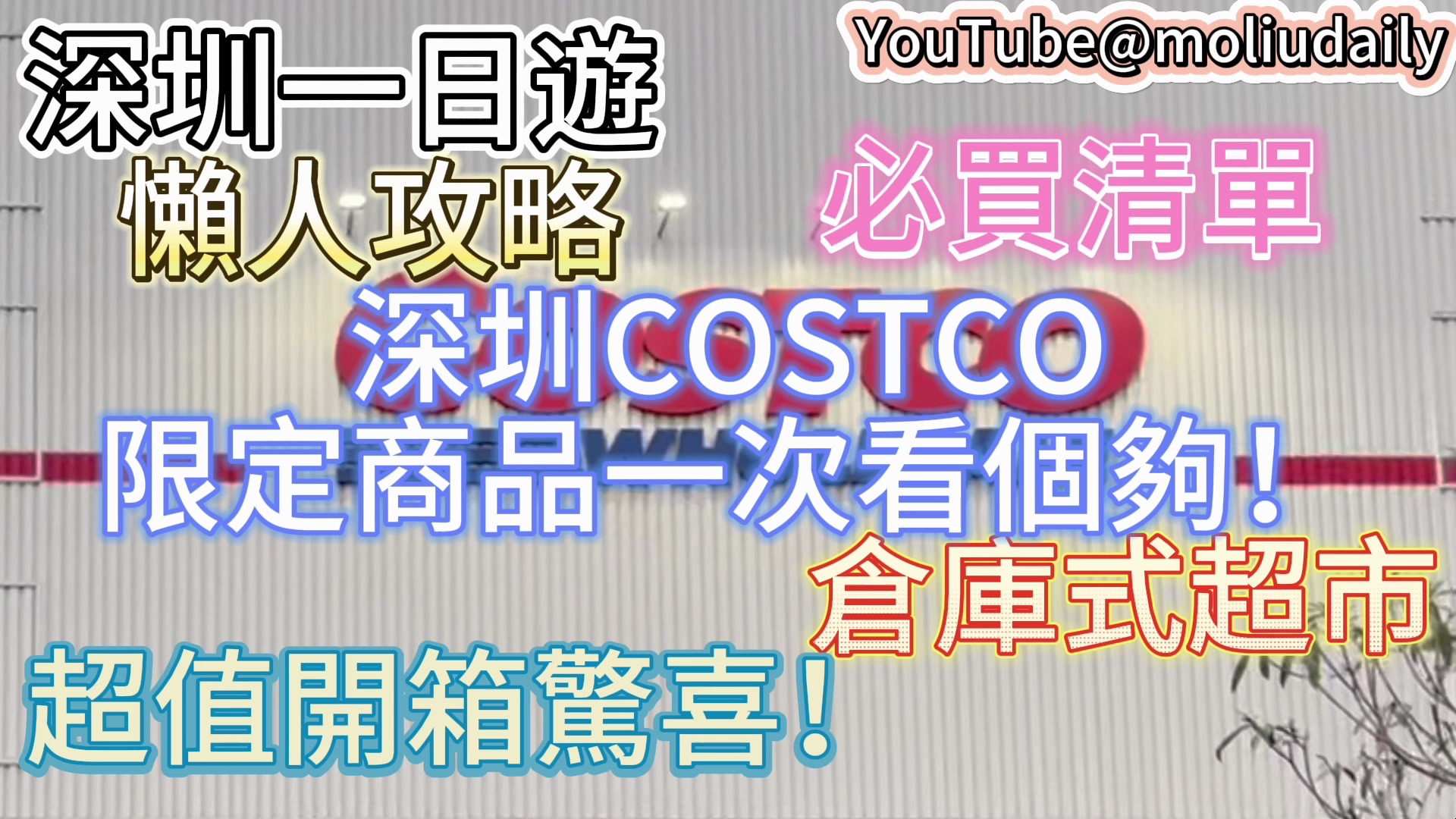 2024深圳一日游|元宵节去深圳COSTCO仓库式大型超市必买清单|限定商品一次看个够!|懒人攻略超值开箱惊喜!网红推荐|港铁半价优惠|深圳好去处|港人北...