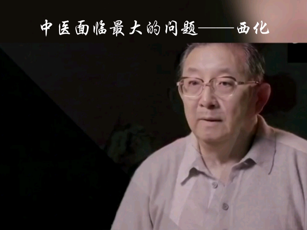 张晓彤中医面临最大的问题西化