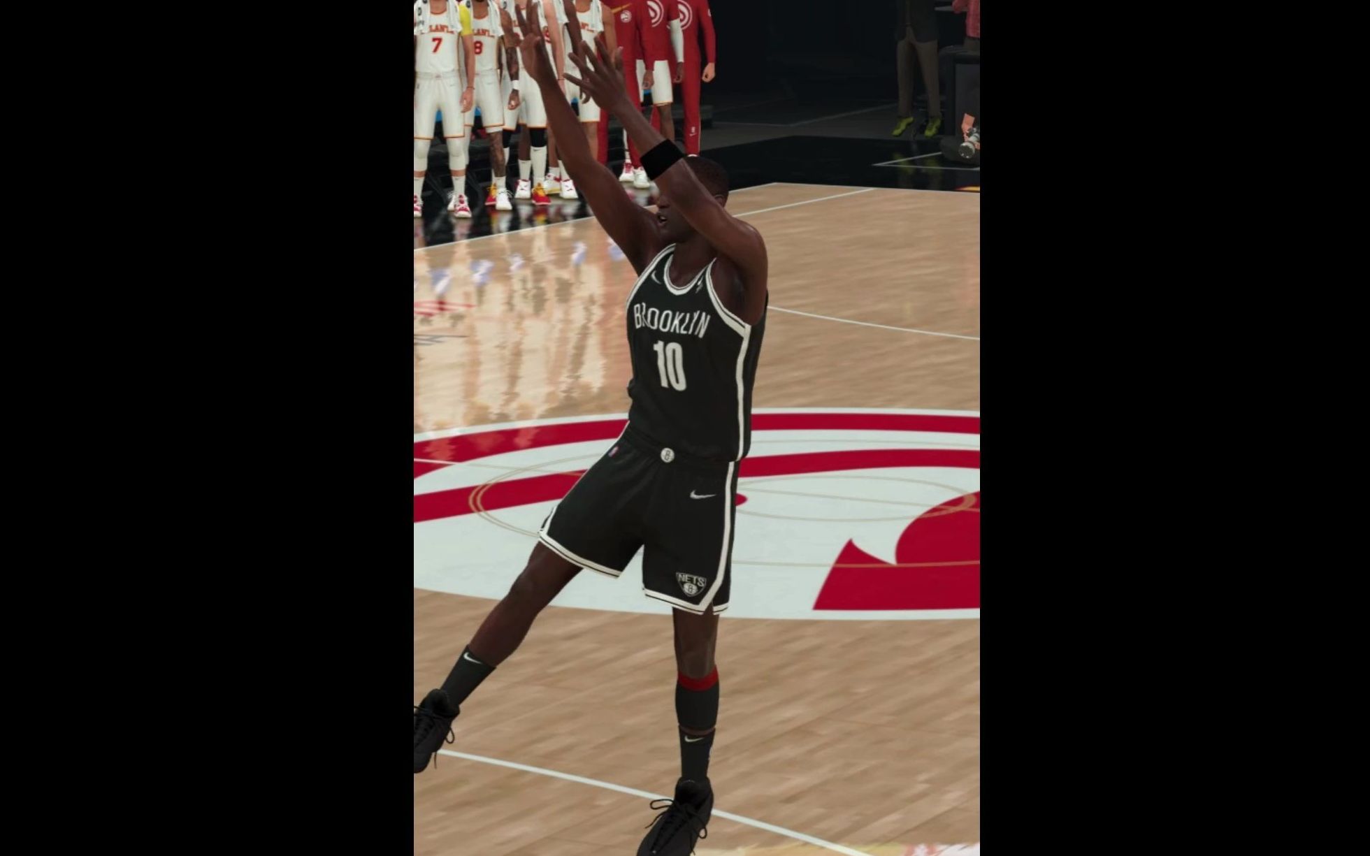 当乔丹在2k22中使用招牌后仰绝杀