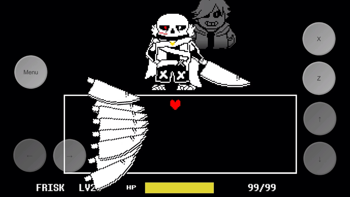 手机版的ink!sans 打到最后一回合(未完成)