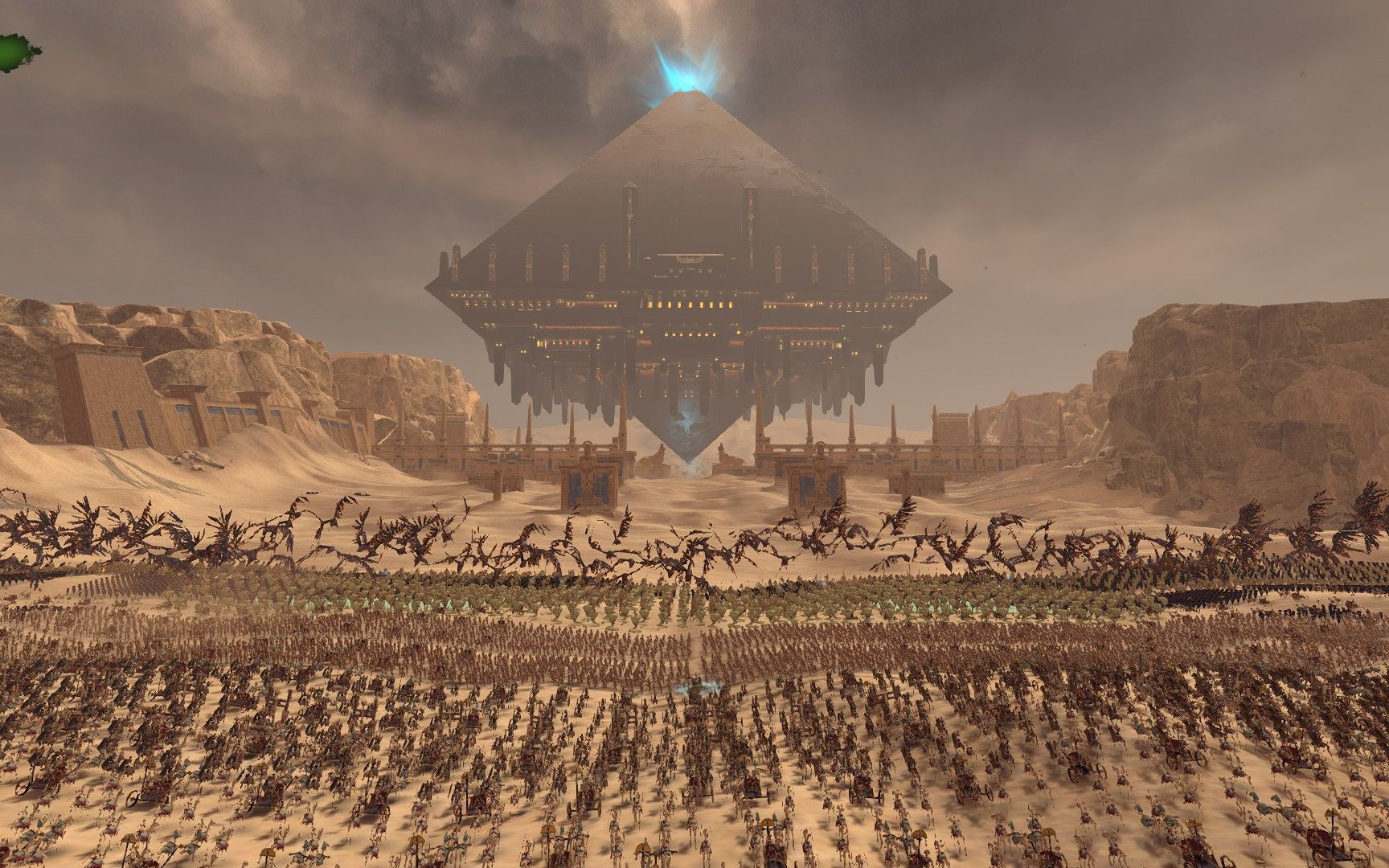 超大规模战锤2实验室古墓王黑色金字塔内战 n卡录制测试