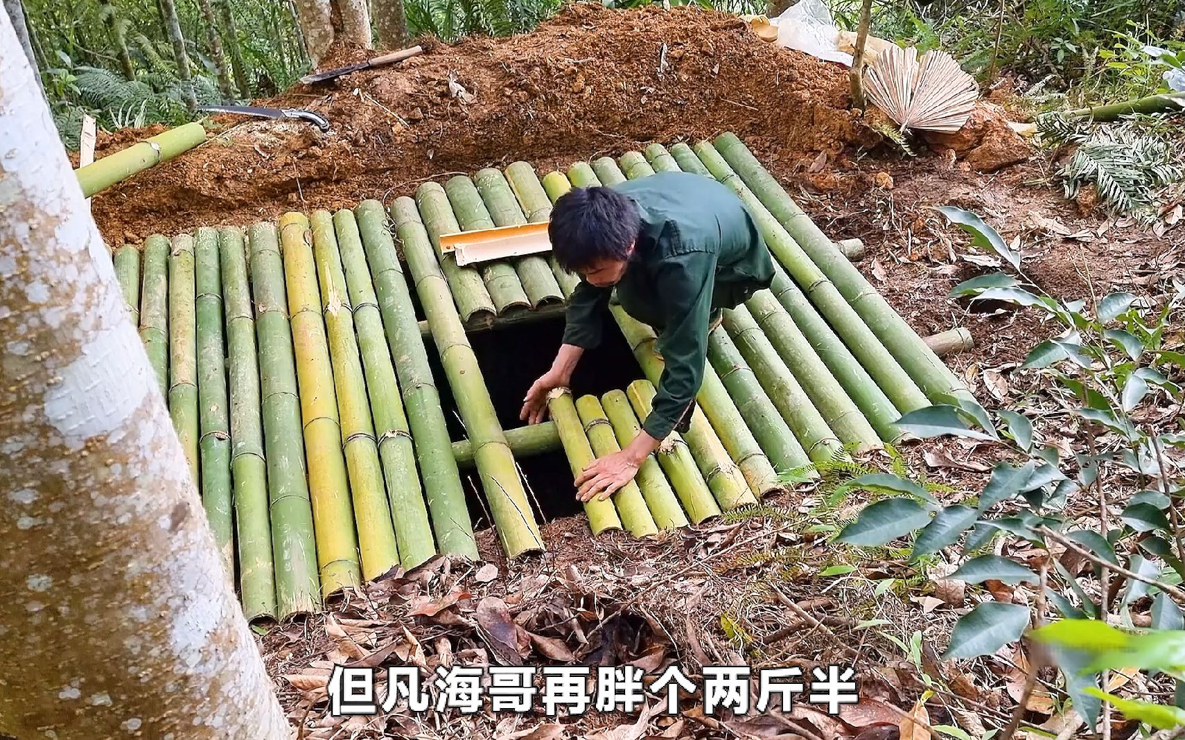 [图]这才是真正的地下庇护所，男人在地下两米挖出温馨的家