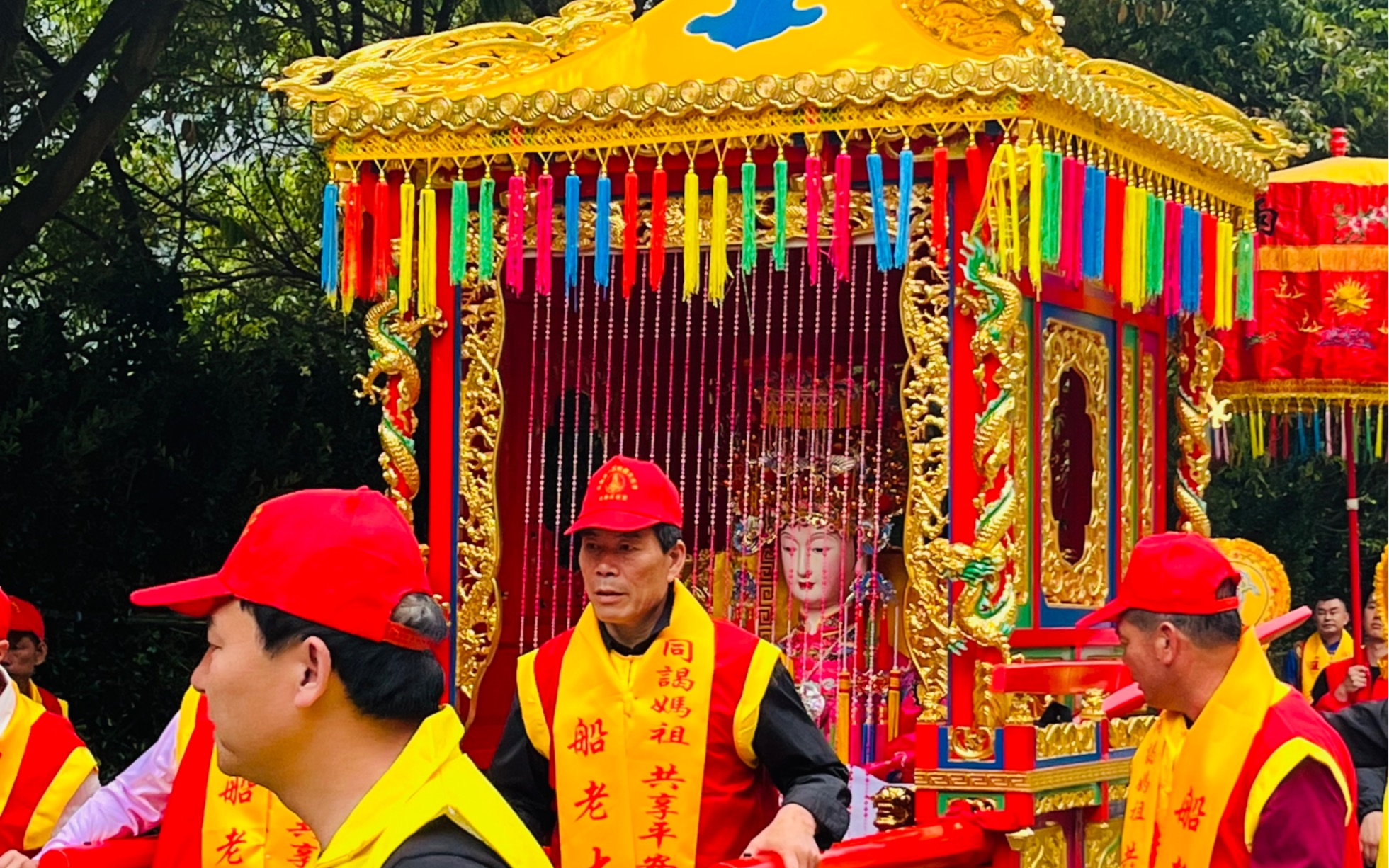 大渔天后宫首届文化节 妈祖娘娘出巡