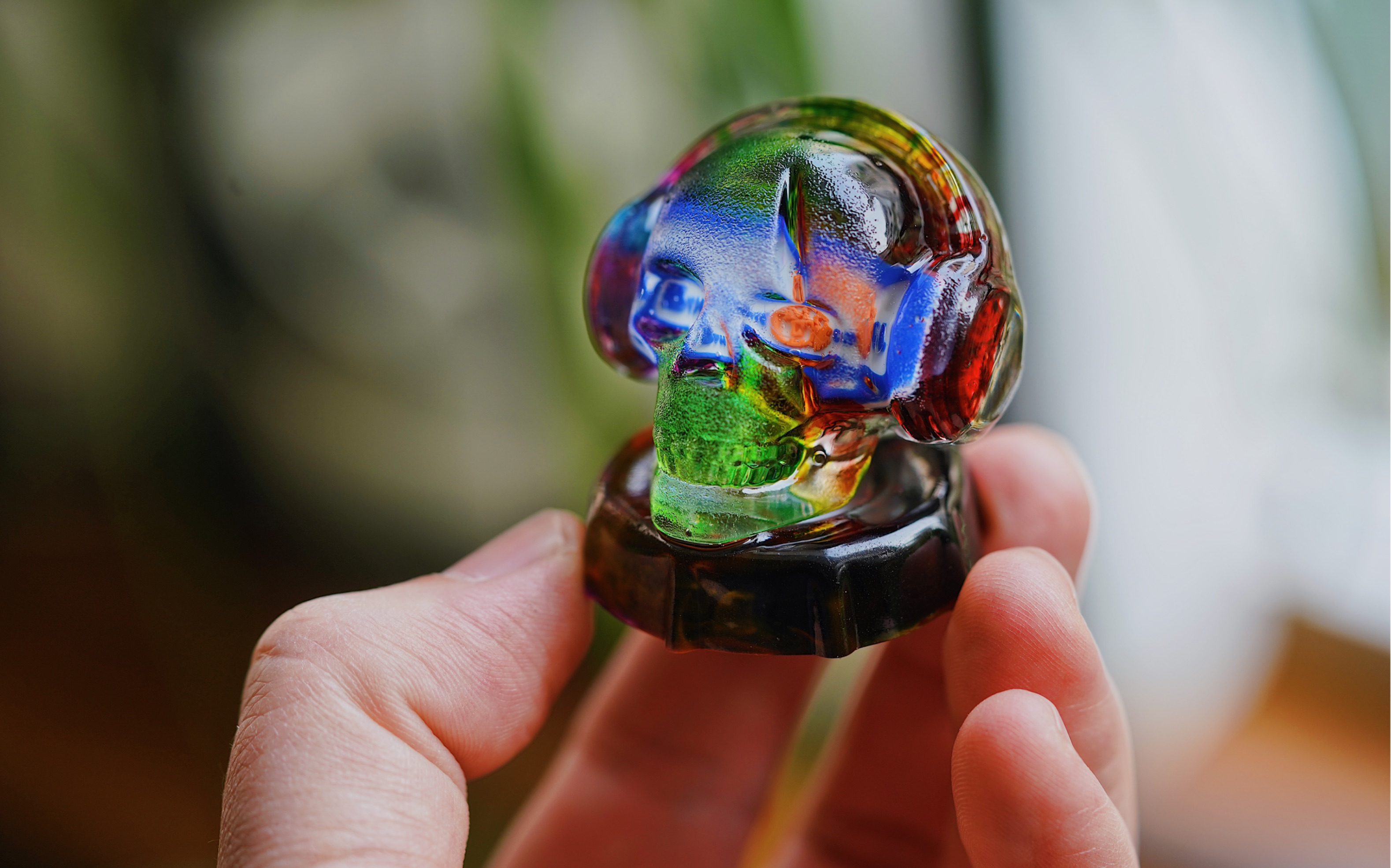 关于辰光新作品 树脂骷髅潮玩的开箱评测.