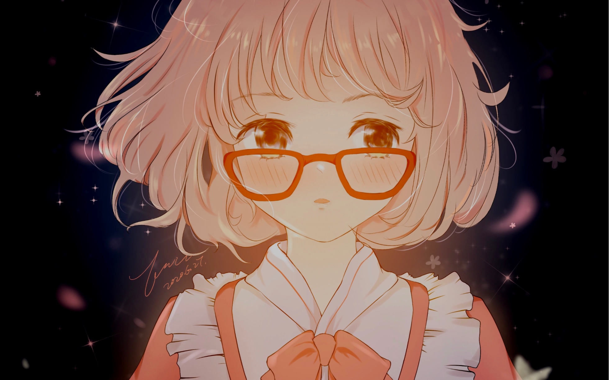 【绘画】简而言之 我最喜欢戴着眼镜的栗山同学