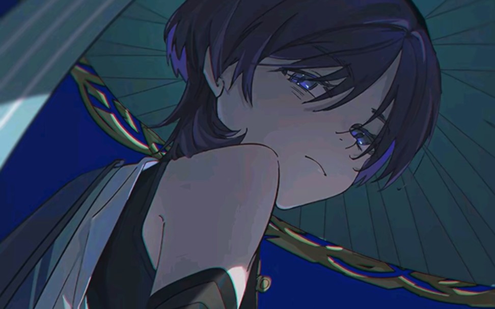 我应该是比较早喜欢散兵的一批人吧,因为散兵一个眼神入坑原神(哭),七