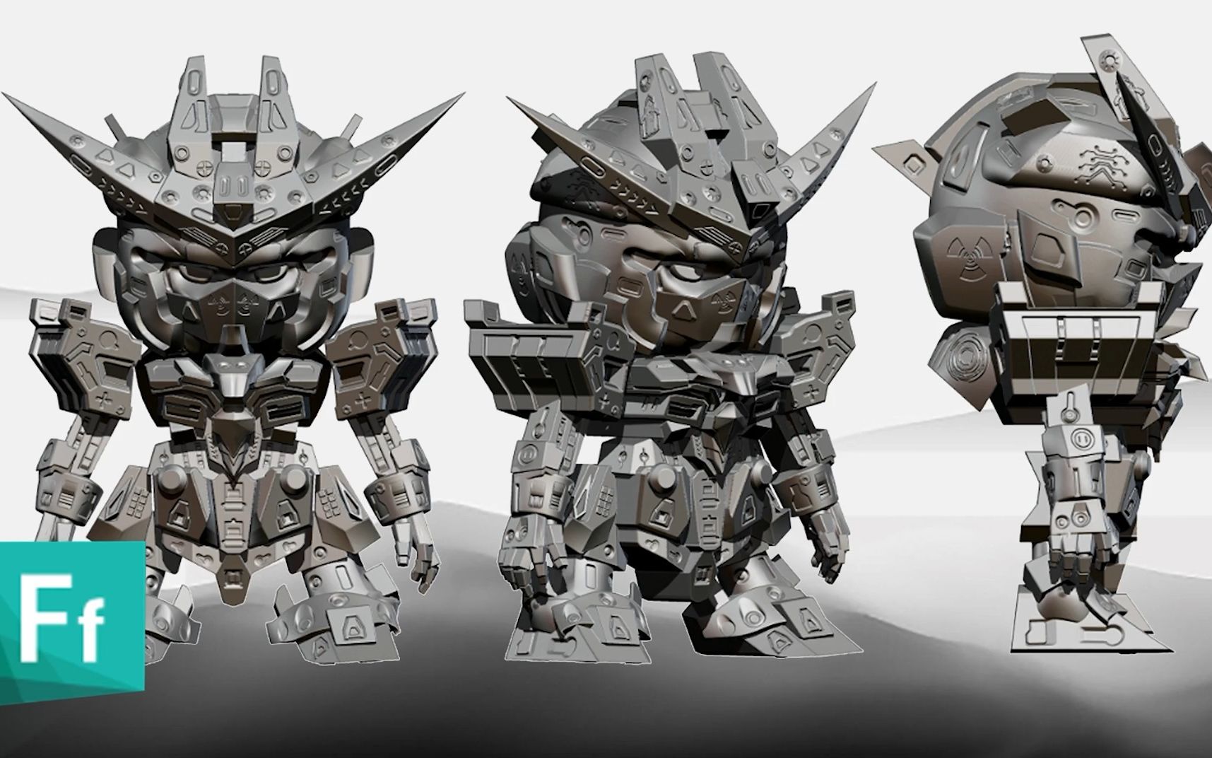 freeform制作 高达机甲案例