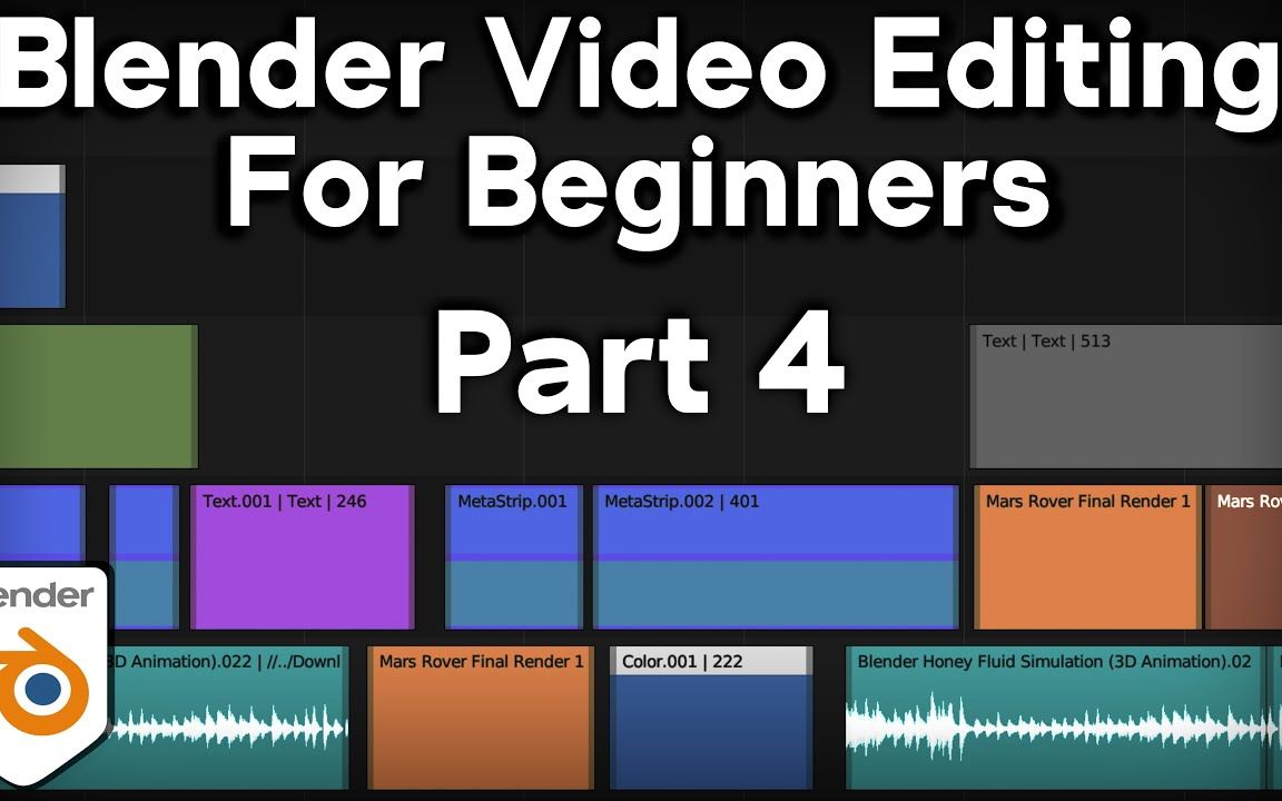 初学者如何使用 Blender 进行视频编辑(中英文字幕,已更新4集)哔哩哔哩bilibili