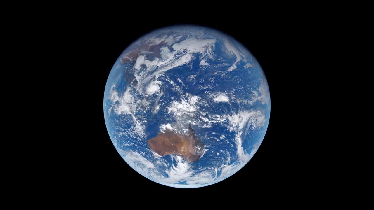 太空中地球的样子图片