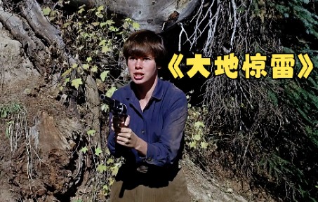 独眼龙双枪灭四虎,约翰韦恩主演,1969年西部老电影《大地惊雷》哔哩哔哩bilibili