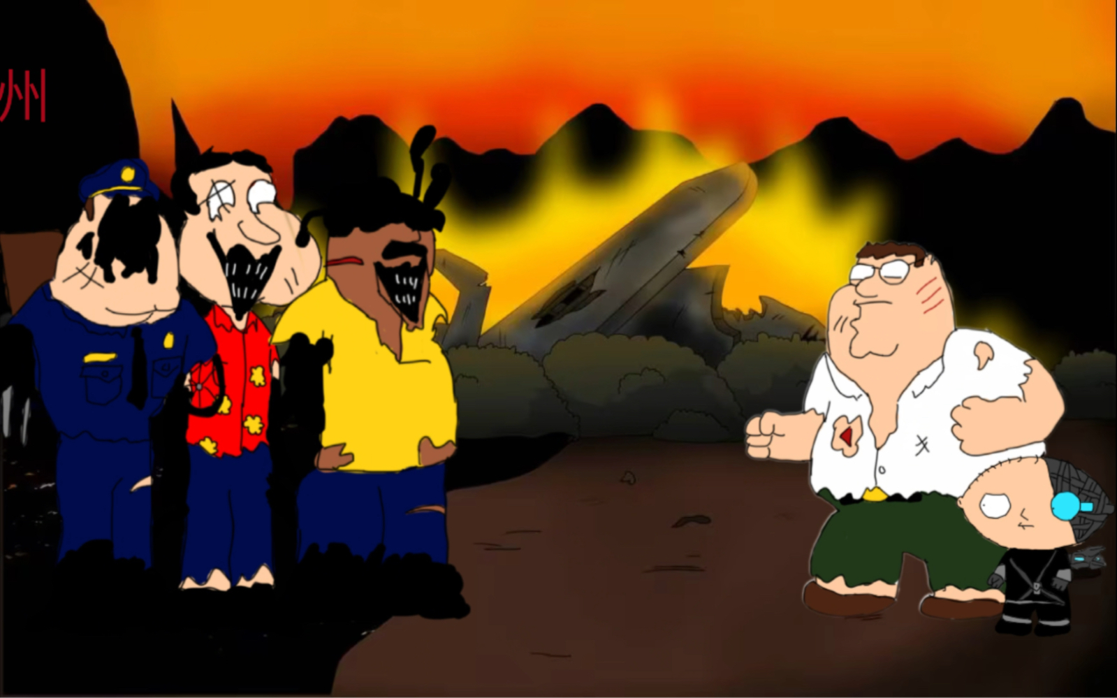 darkness takesover 错误化恶搞之家 劫后余生(后果)自制概念图