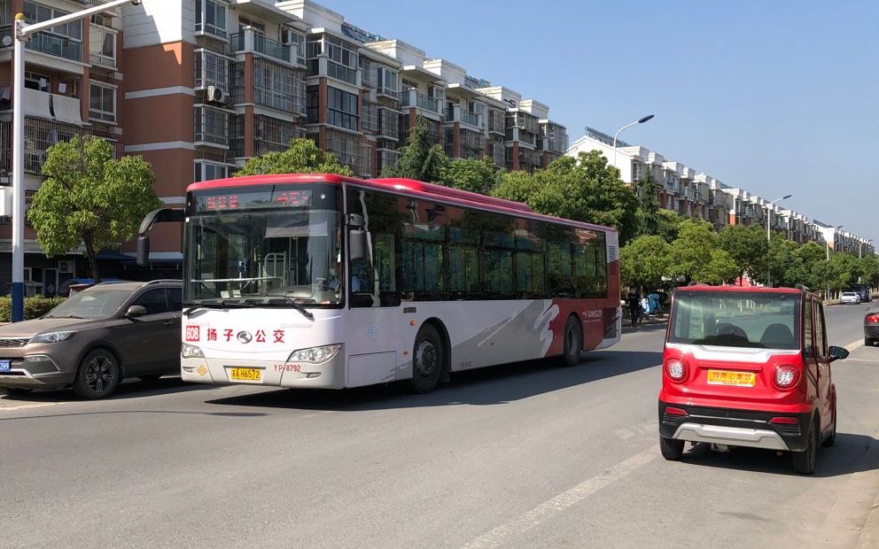 【南京扬子公交】608路 全程非延时pov (星甸→江浦)原声原速·非延时