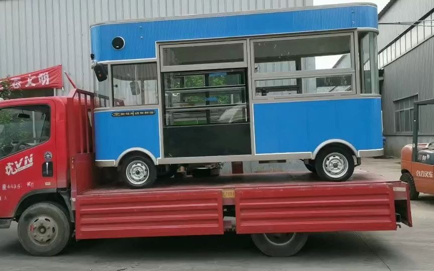 惠福萊移動小吃車多功能餐車電動四輪車 麻辣燙攤位車,在哪買多少錢