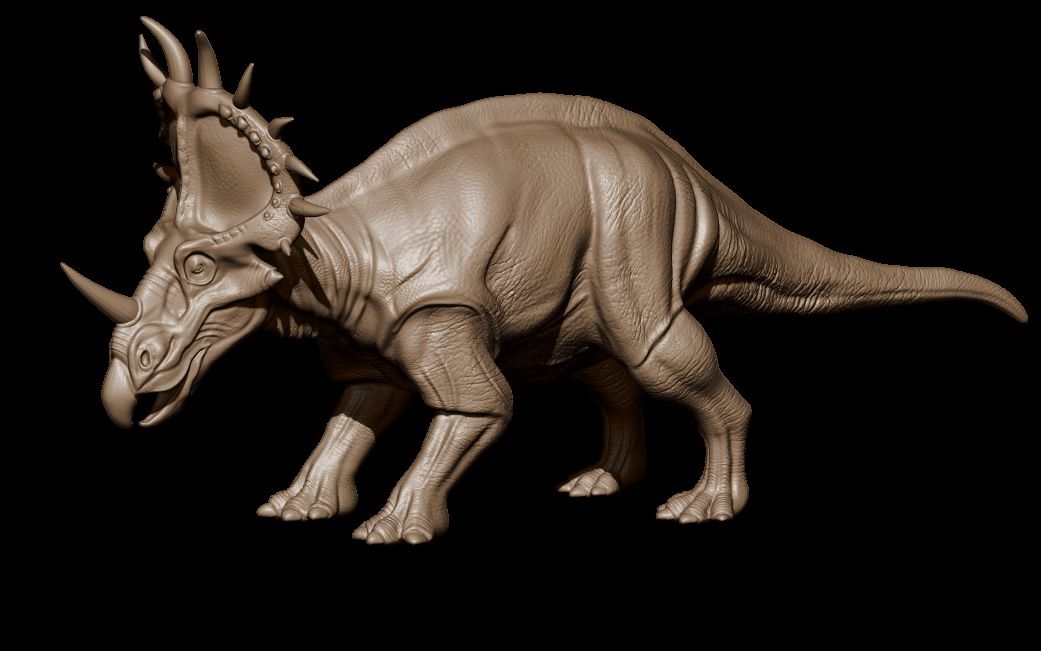 zbrush匠人出品——三角龙20170902直播部分录像