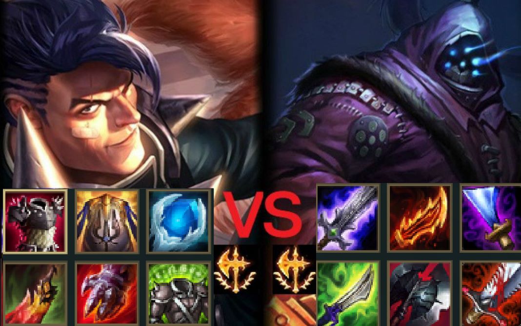 lol六神单挑诺手vs武器